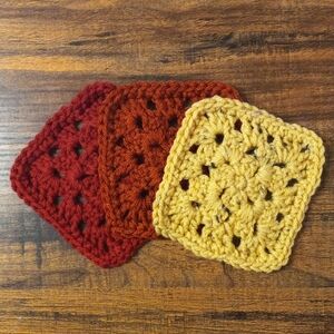 Crochet Coaster Set !